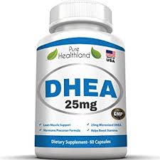 DHEA For ED - Close Up of Supplement Bottle