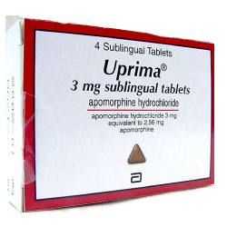 Uprima For ED - Box With Dosage Information